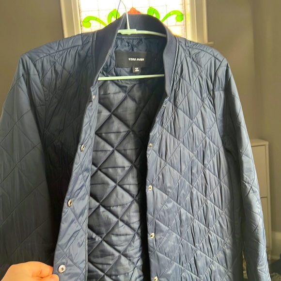 Vero Moda Long Bomber size L Navy Blue - Picture 6 of 7